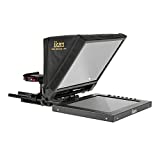 Ikan 12-inch Portable Teleprompter Kit, Adjustable Glass Frame, Easy to Assemble, Extreme Clarity (PT1200) - Black