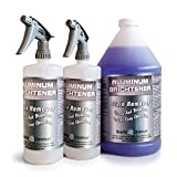 Aluminum Cleaner & Brightener & Restorer / Made in USA / Quality Chemical / 1 Gallon Combo