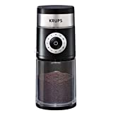 KRUPS Precision Grinder Flat Burr Coffee for Drip/Espresso/PourOver/ColdBrew, 12 Cup, Black