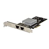 StarTech.com Dual Port 10G PCIe Network Adapter Card - Intel-X550AT 10GBASE-T & NBASE-T PCI Express Network Interface Adapter 10/5/2.5/1GbE Multi Gigabit Ethernet 5 Speed NIC LAN Card (ST10GPEXNDPI)