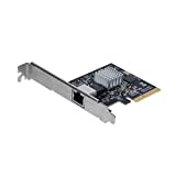 StarTech.com 1 Port PCI Express 10GBase-T/NBASE-T Ethernet Network Card - 5-Speed Network Support: 10G/5G/2.5G/1G/100Mbps - PCIe 2.0 x4 (ST10GSPEXNB)