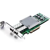 10Gb PCI-E NIC Network Card, with Broadcom BCM57810S Chipset, Dual SFP+ Port, PCI Express Ethernet LAN Adapter Support Windows Server/Windows/Linux/VMware