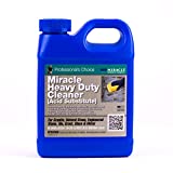 Miracle Sealants MHDCQT6 Miracle Heavy-Duty Acid Substitute Cleaner, Quart, Clear
