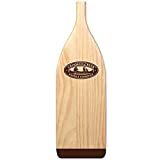 Crooked Creek 4-foot Wooden Boat Paddle - Features Multi-Ply Laminated Construction for Added Strength - Lightweight, Waterproof Finish (50431)