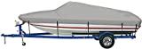 iCOVER Trailerable Boat Cover- 17'-19' Waterproof Heavy Duty Boat Cover, Fits V-Hull,Fish&Ski,Pro-Style,Fishing Boat,Runabout,Bass Boat, up to 17ft-19ft Long X 96' Wide