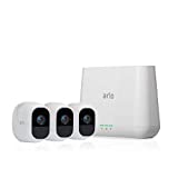 Arlo (VMS4330P-100NAS) Pro 2 - Wireless Home Security Camera System with Siren, Rechargeable, Night vision, Indoor/Outdoor, 1080p, 2-Way Audio, Wall Mount, Cloud Storage Included, 3 Camera Kit