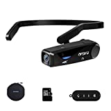 Camcorder 4K Head Mounted Camera ORDRO EP6 Wearable Video Camera FHD 1080P 60FPS Vlog Camera Recorder WiFi Hands-Off Camera Webcam (32GB MicroSDHC U1 Memory Card Included)