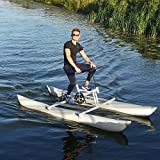 Water Bikes, Inflatable Kayak Bikeboat for Lake, Water Sports Touring Kayaks Sea Pedal Bicycle Boat for Sport Fun Fishing