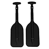 BESPORTBLE 2pcs SUP Paddles Telescoping Plastic Boat Paddle Collapsible Oar for Kayak Jet Ski and Canoe Safety Boat Accessories