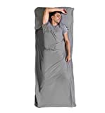 Tough Outdoors XL Sleeping Bag Liner - Travel Sheet for Adults - Lightweight Sleeping Sack for Camping, Traveling, Hotels & Backpacking - Smooth & Breathable Fabric