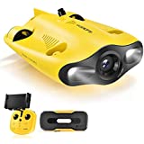 gladius Mini Underwater Drone, 4K UHD Underwater Camera for Real Time Viewing, Remote Controller and APP Remote Control, Dive to 330ft, Live Stream, Adjustable Tilt-Lock, Fish Finder, ROV