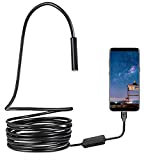 USB Endoscope 3 in 1 Semi-Rigid Type C Borescope Inspection Camera 2.0MP CMOS HD Waterproof IP67 Snake Camera with 8 Adjustable Led for Android, Windows & MacBook OS Computer 16.4 ft(5M)