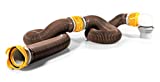 Camco 39634 Revolution 20' Sewer Hose Kit with 360 Degree Swivel Fittings and 4-in1 Elbow Adapter, Ready to Use Kit with Hose and Adapter (Frustration-Free Packaging)