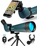 CREATIVE XP Spotting Scopes for Hunting - Waterproof Scope w/Tripod & Phone Adapter for Target Shooting & Bird Watching - HD