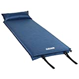 Coleman Self-Inflating Camping Pad with Pillow , Blue