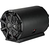 KICKER 46CWTB104 10 Inch 400W RMS with 800W Peak Power 4 Ohm Enclosed Tube TB Subwoofer Enclosure with Advanced Heat Management System, Black