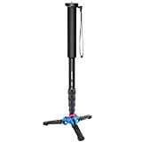 Neewer Extendable Camera Monopod with Removable Foldable Tripod Support Base:Aluminum Alloy,20-66 inches/52-168 Centimeters for Canon Nikon Sony DSLR Cameras,Payload up to 11 pounds/5 kilograms