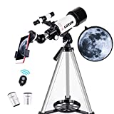 LUXUN Telescope for Adult Astronomy Professional Beginner Kid 5-7 8-12 Refractor Telescope Super Telephoto Space Astrophotography Telescope for Viewing Planets High Powered Powerful Telescope