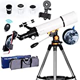 LUXUN Telescope for Adult Astronomy Professional Beginner Kid 8-12 5-7 Refractor Telescope Super Telephoto Space Astrophotography Telescope for Viewing Planets Powerful High Powered Telescope