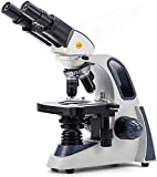 Swift SW380B 40X-2500X Magnification, Siedentopf Head, Research-Grade Binocular Compound Lab Microscope with Wide-Field 10X and 25X Eyepieces, Mechanical Stage, Ultra-Precise Focusing