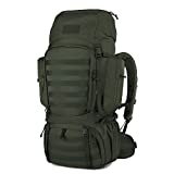 Mardingtop 60L Internal Frame Backpack Tactical Military Molle Rucksack for Camping Hiking Traveling with Rain Cover, YKK Zipper YKK Buckle Army Green-6226
