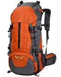 WoneNice 50L(45+5) Waterproof Hiking Backpack - Outdoor Sport Daypack with Rain Cover