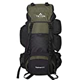 TETON Sports Explorer 4000 Internal Frame Backpack; High-Performance Backpack for Backpacking, Hiking, Camping; Hunter Green, 32' x 18' x 12'