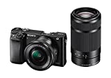 Sony Alpha a6000 Mirrorless Digital Camera w/ 16-50mm and 55-210mm Power Zoom Lenses
