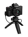 Panasonic LUMIX G100 4k Mirrorless Camera, Lightweight Camera for Photo and Video, Built-in Microphone, Micro Four Thirds with 12-32mm Lens, 5-Axis Hybrid I.S, 4K 24p 30p Video, DC-G100VK (Black)