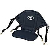 BKC UH-KS222 Universal Sit-On-Top Soft Padded Kayak Seat and Backrest with Water Bottle Pouch for Fishing/Kayaking/ Rafting / Canoeing by Brooklyn Kayak Company