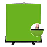 EMART Green Screen, Collapsible Chroma Key Panel for Background Removal, Portable Retractable Wrinkle Resistant Chromakey Green Backdrop with Auto-Locking Frame, Aluminum Hard Case, Ultra Quick Setup