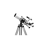 Sky-Watcher 102mm Telescope with Portable Alt-Az Tripod Portable f/4.9 Refractor Telescope – High-Contrast, Wide Field – Grab-and-Go Portable Complete Telescope and Mount System