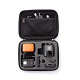 Amazon Basics Small Carrying Case for GoPro And Accessories - 9 x 7 x 2.5 Inches, Black