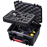 Smatree GA700-3 Waterproof Hard Case Compatible for GoPro Hero 10/9/8/7/6/5/4/3 Plus/3/GoPro Hero 2018/DJI OSMO Action Camera(Camera and Accessories Not Included)