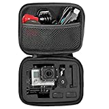 TEKCAM Carrying Case Protective Bag with Water Resistant EVA Compatible with Gopro Hero 9 8 7 6 5/AKASO EK7000/Brave 4 5 6 7/V50 Elite/Dragon Touch/APEMAN/Vemont/APEXCAM Action Camera Storage Box