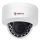 Anpviz 5MP PoE IP Dome Camera with Microphone, Audio, IP Security Camera Outdoor Night Vision 98ft Weatherproof IP66 Indoor Wide Angle 2.8mm, #IPC-D250W-S