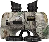 Marine Binoculars with Compass and Rangefinder for Adults - Waterproof 10x50 HD Binoculars BAK4 Prism FMC Lens, with Harness Strap for Navigation Hunting Bird Watching, Boating