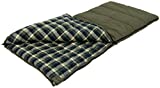 ALPS OutdoorZ Redwood -10 Degree Flannel Sleeping Bag, Green, 38 - x 80 -Inch