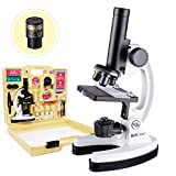 AmScope - M40-K-MDM35 IQCREW by 120X – 1200X Kid’s 85+ Piece Premium Microscope STEM Kit with Color Camera, Interactive Kid’s Friendly Software, Prepared and Blank Slides and More