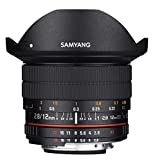Samyang 12mm F2.8 Ultra Wide Fisheye Lens for Nikon DSLR Cameras - Full Frame Compatible