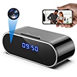 Swayfer Tech Hidden Camera Alarm Clock – Security Camera Indoor Wireless – 1080P Night Vision Camera with Motion Detection and Loop Recording – Nanny Cam Hidden Camera for Home, Office