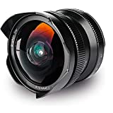 Brightin-Star 7.5mm F2.8 Ultra Wide-Angle Fisheye Manual Focus Mirrorless Camera Lens for Canon EF-M M M2 M3 M5 M6 M6 Mark II M10 M50 M50 Mark II M100 M200