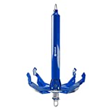 NISUS Grapnel 9.7 lb Folding Anchor, River Fishing Accessories for Kayak, Canoe, Jetski, Inflatable Boat, Dinghy, Small Iron Anchor, Fishing Gear for Boats