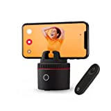 Pivo Pod One (Pod Red) with Remote Control - Auto Tracking Smartphone Pod - Handsfree Face Body Motion Tracking Camera Phone Mount - Content Creation Kit for Videos and Photos