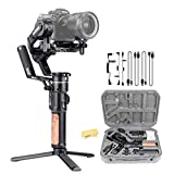 Feiyu AK2000 S Ak2000S 3 Axis Handheld Gimbal Stabilizer for Sony a9 a7 ii a6500 Series Canon 5D Panasonic GH5 GH4 Nikon D850 Mirrorless and DSLR Digital Camera, Smart Touch Panel
