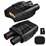 GTHUNDER Digital Night Vision Goggles Binoculars for Total Darkness—Infrared Digital Night Vision Large Viewing Screen, 32GB Memory Card for Photo and Video Storage—Perfect for Surveillance