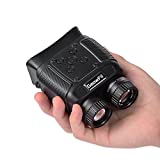 Night Vision Binoculars, Mini Digital Night Vision Goggles for 100% Darkness, with 8X Digital Zoom 2000mAh Battery, Save Photos&Video with Audio for Adult Hunting Spy Military Security, 32G Card