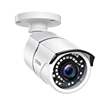 ZOSI 2.0MP HD 1080p 1920TVL Security Camera Outdoor Indoor (Hybrid 4-in-1 HD-CVI/TVI/AHD/960H Analog CVBS),36PCS LEDs,120ft IR Night Vision,105° View Angle Weatherproof Surveillance CCTV Bullet Camera
