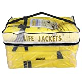 SEACHOICE 86010 Life Vest, Type II Personal Flotation Device â€“ Yellow â€“ Adult â€“ 4-Pack with Bag