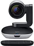 Logitech PTZ PRO 2 Video Camera for Conference Rooms, HD 1080p Video - Auto-focus USB Black/Silver